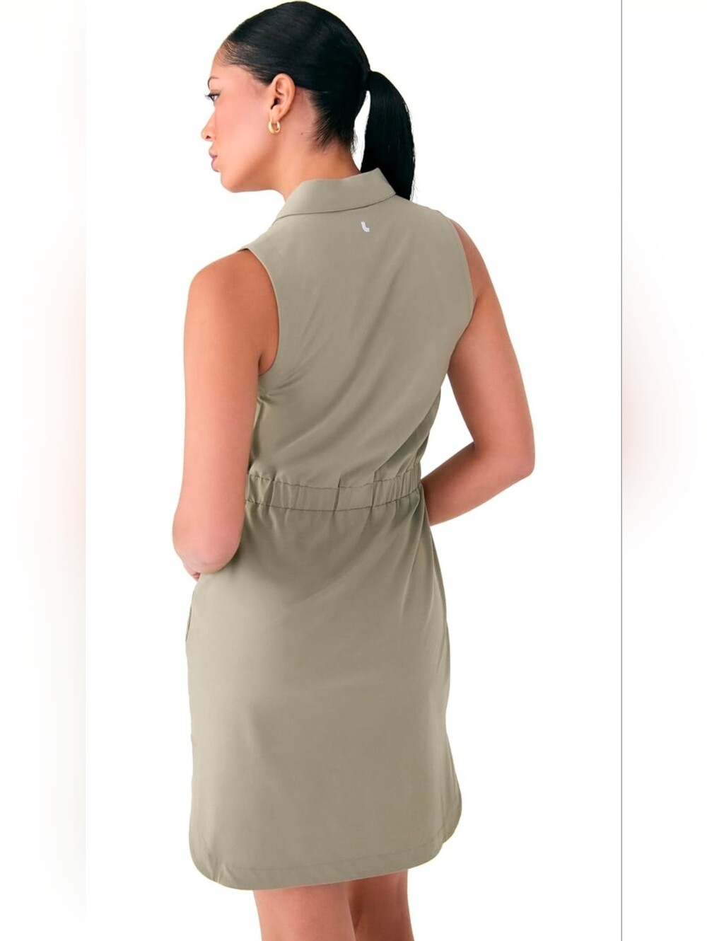 LOLË Women's Olivie Shirt Dress Medium - Picture 3 of 11
